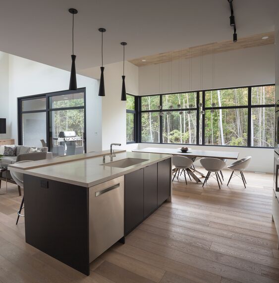 ConceptWall 50 Façades and ConceptSystem 77 Windows - Forest View Residence located inCanada