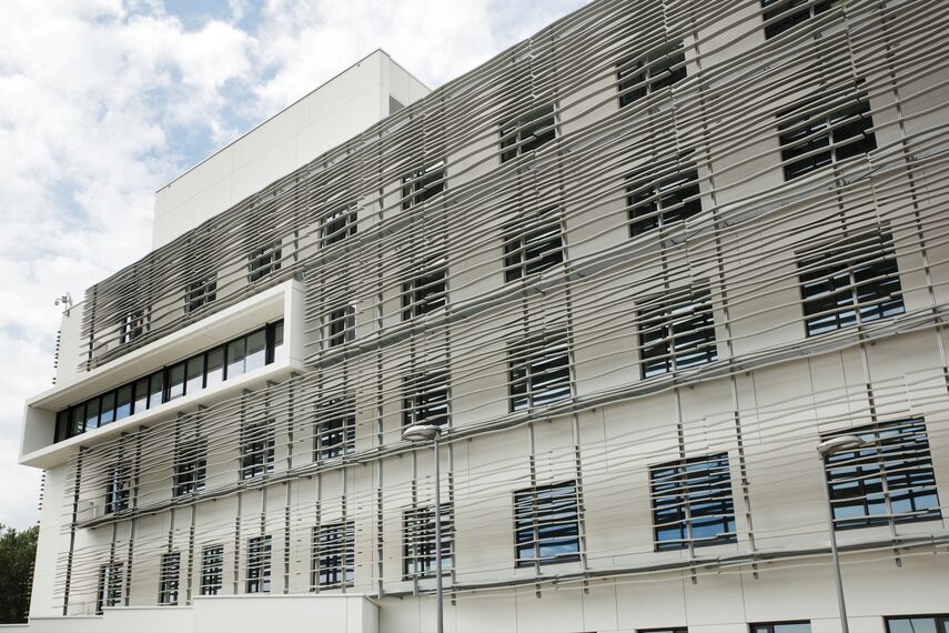 ConceptSystem 77 Windows, BriseSoleil 100 Solar Shading and CS 77 Fire Proof Windows - AZ Sint Maarten located in Mechelen, Belgium