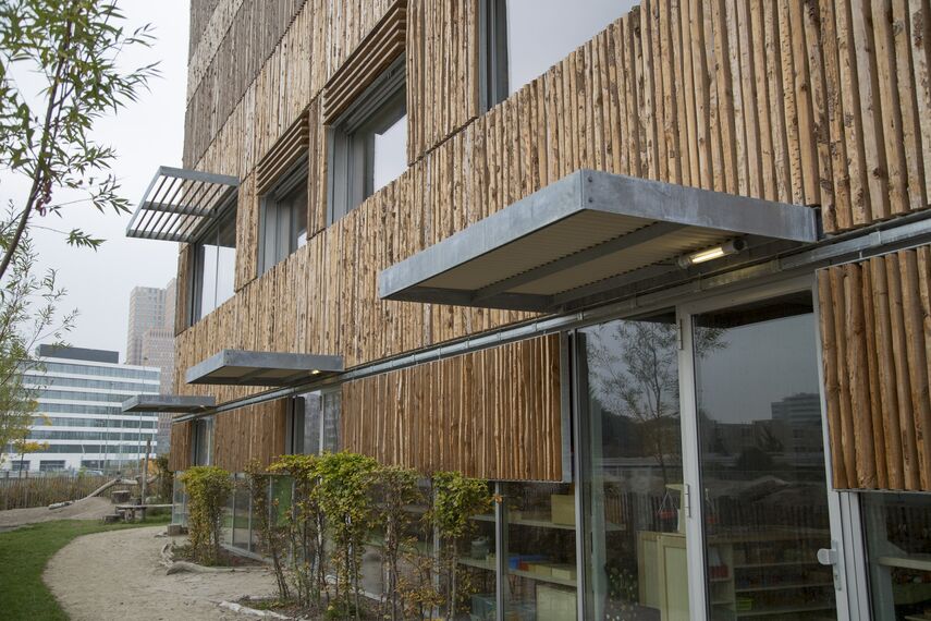 CS 38-SL Cancelled Systems and SlimLine 38 Windows - Boarding school Children's Campus Zuidas located in Amsterdam, The Netherlands