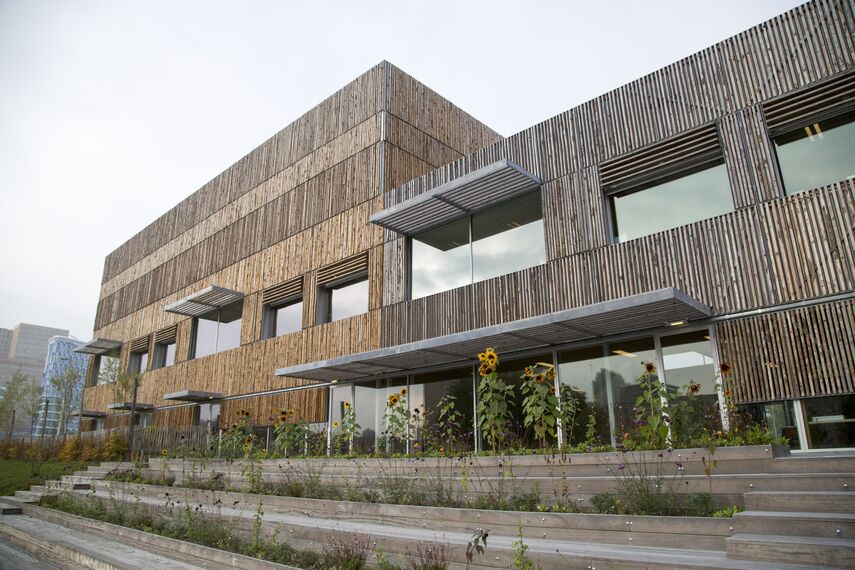 CS 38-SL Cancelled Systems and SlimLine 38 Windows - Boarding school Children's Campus Zuidas located in Amsterdam, The Netherlands