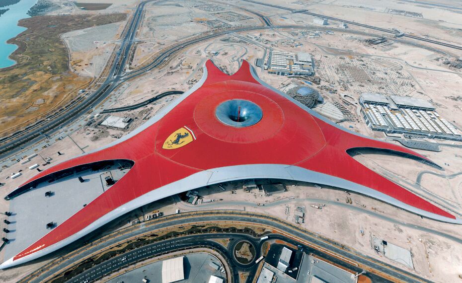 ConceptWall 86 Façades - Ferrari World Abu Dhabi located in Abu Dhabi, United Arab Emirates