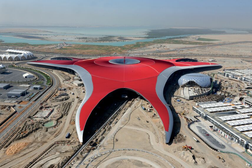 ConceptWall 86 Façades - Ferrari World Abu Dhabi located in Abu Dhabi, United Arab Emirates