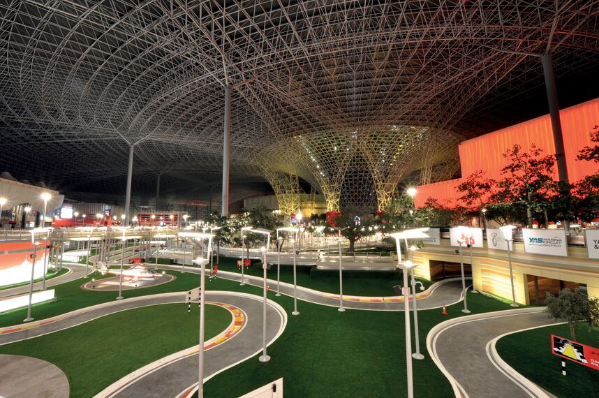 ConceptWall 86 Façades - Ferrari World Abu Dhabi located in Abu Dhabi, United Arab Emirates