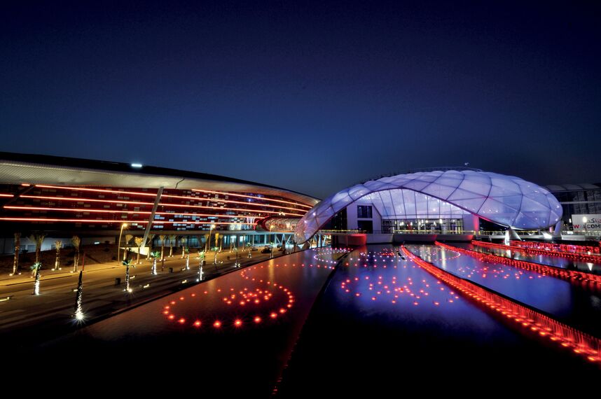 ConceptWall 86 Façades - Ferrari World Abu Dhabi located in Abu Dhabi, United Arab Emirates