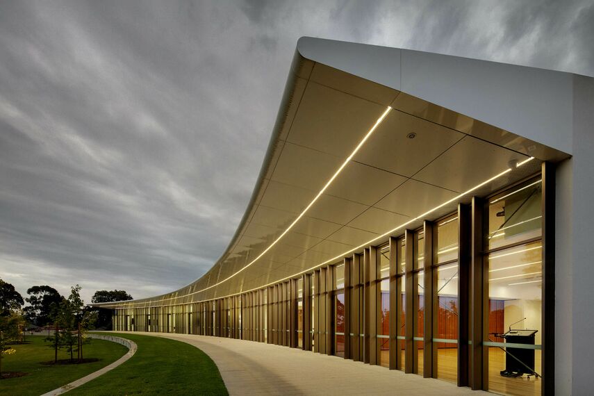 ConceptWall 50 Façades and SlimLine 38 Windows - Nunawading Community Hub located in Nunawading, Australia