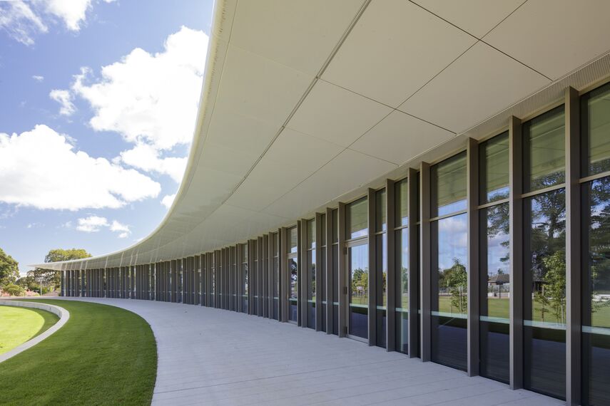 ConceptWall 50 Façades and SlimLine 38 Windows - Nunawading Community Hub located in Nunawading, Australia