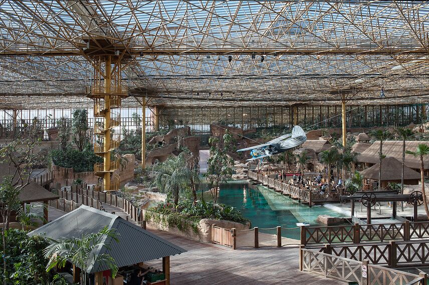 ConceptWall 50 Façades, ConceptSystem 77 Windows, CS 77 HI Windows and CW 50-HI Façades - Edenya at Pairi Daiza, the world's largest tropical greenhouse located in Brugelette, Belgium