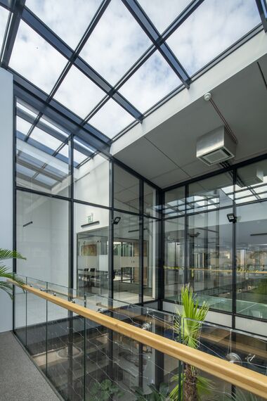 BriseSoleil 100 Solar Shading, CW 50-SC Façades and ConceptWall 50 Façades - Venezia in Warsaw located in Warsaw, Poland
