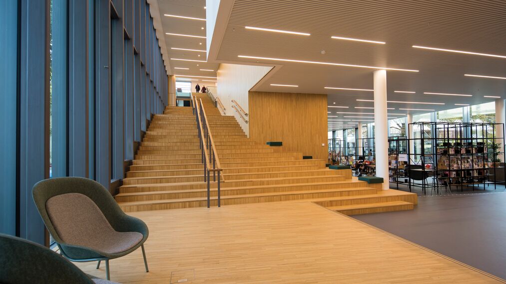 ConceptWall 50 Façades and ConceptSystem 77 Windows - Deventer Library located in Deventer, The Netherlands
