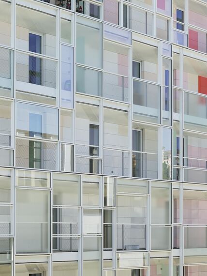 ThermoSystem 68 Windows and ConceptPatio 68 Sliding & Folding - Tour Ycone located in Lyon, France