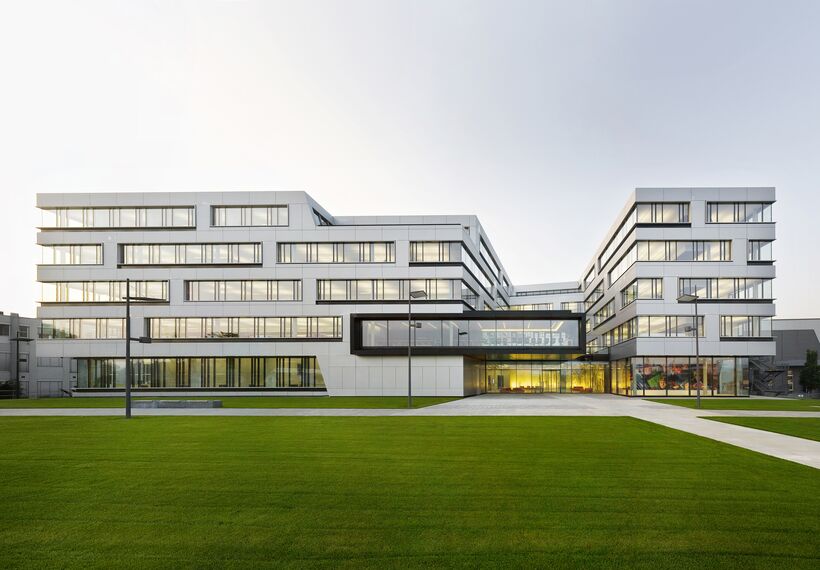 ConceptWall 50 Façades - Business center S.Oliver Administrative Headquarters located in Rottendorf, Germany