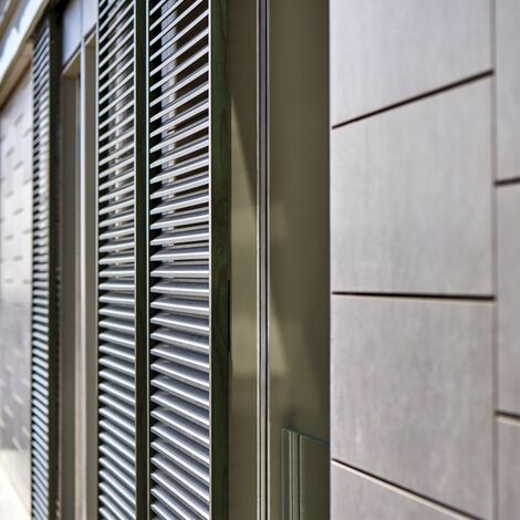 BriseSoleil 40 Solar Shading, CS 77 Hidden Vent Windows and SlimPatio 68 Sliding & Folding - Palazzo Arbà located in Genoa, Italy
