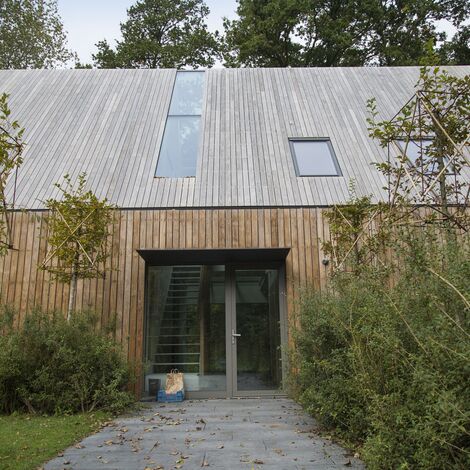 CS 86-HI (c) Cancelled Systems, ConceptWall 50 Façades and HiFinity Sliding & Folding - Villa Forest villa Voorschoten located in Voorschoten, The Netherlands