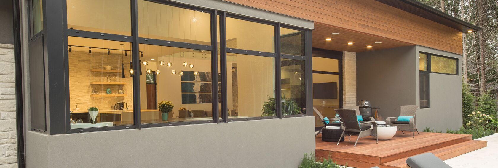 ConceptWall 50 Façades and ConceptSystem 77 Windows - Forest View Residence located inCanada