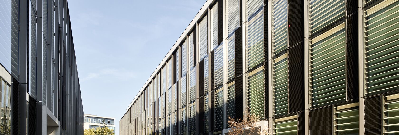 ConceptWall 86 Façades, ThermoSystem 68 Windows, ConceptWall 50 Façades and TS 68-HV Windows - Office building Jardins du Lou located in Lyon, France