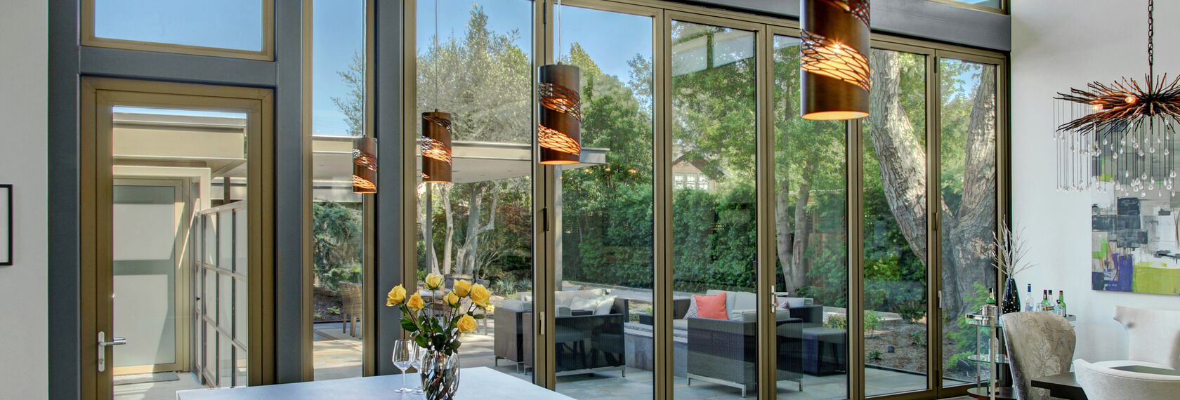 ConceptSystem 68 Windows, ConceptFolding 77 Sliding & Folding and ConceptSystem 68 Doors - Modern Prairie House located in Sonoma Wine Country, United States of America