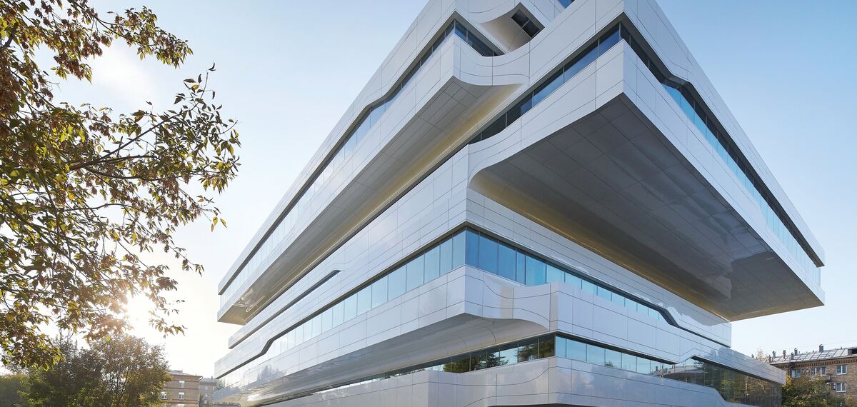 ConceptFolding 77 Sliding & Folding, ConceptSystem 77 Windows and CW 50-SC Façades - Office building Dominion Tower located in Moscow, Russia