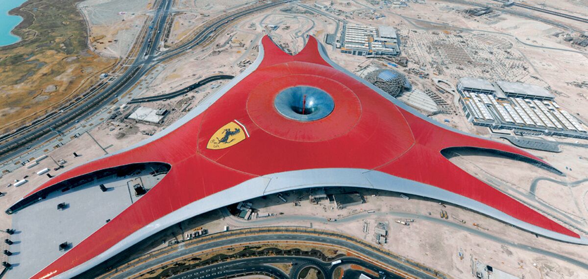 ConceptWall 86 Façades - Ferrari World Abu Dhabi located in Abu Dhabi, United Arab Emirates