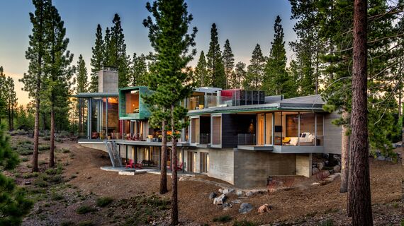 SlimLine 38 Windows, SlimLine 38 Doors, ConceptWall 50 Façades and Mosquito Complementary Systems - Martis Camp located in Truckee, CA, United States of America