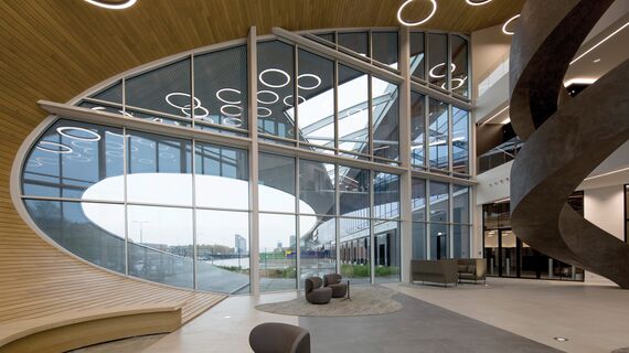 ConceptFolding 77 Sliding & Folding and ConceptWall 50 Façades - DC New Logic III located in Tilburg, The Netherlands