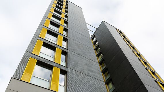 ConceptSystem 68 Doors and CW 50-HI Façades - Residental/Project Sherwood Court located in London, United Kingdom