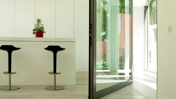 ConceptSystem 77 Windows, ConceptSystem 77 Doors, ConceptWall 50 Façades, CS 86-HI (c) Cancelled Systems and CP 50 Sliding & Folding - Van Acker Sissau villa located in Loppem, Belgium